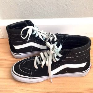 black high top vans